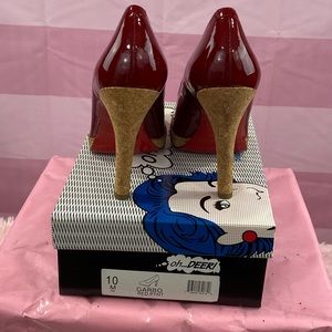 Oh Deer! Red sole pumps, Garbo Red size 10 *NIB*